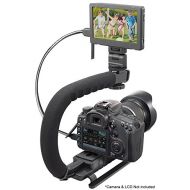 ISnapPhoto Pro Video Stabilizing Handle Scorpion grip For: Canon EOS 10D, EOS 20D, EOS 20Da, EOS 30D, EOS 40D, EOS 50D, EOS M, EOS M3 Digital SLR Vertical Shoe Mount Stabilizer Handle