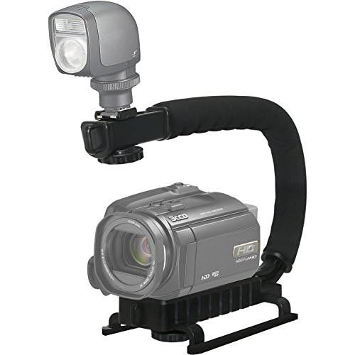  ISnapPhoto Pro Video Stabilizing Handle Scorpion grip For: Fujifilm FinePix JX500 Vertical Shoe Mount Stabilizer Handle