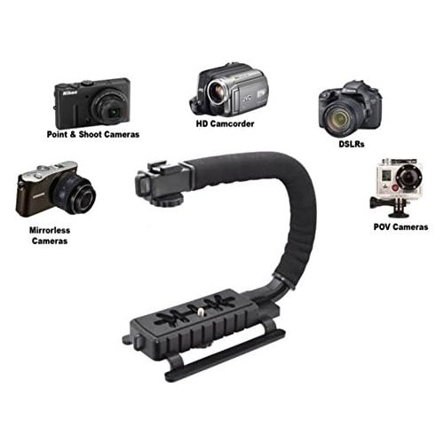  ISnapPhoto Pro Video Stabilizing Handle Grip for: Kodak EasyShare CX6200 Vertical Shoe Mount Stabilizer Handle