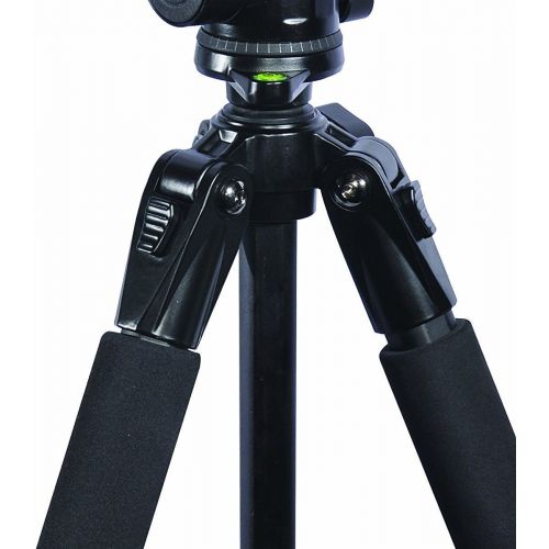  ISnapPhoto 80 Heavy Duty Portable tripod for : Canon PowerShot ELPH 360 HS CameraTripod - 360 Degree Pan, Tilt + Quick Release, Vertical Leg Adjustments, (2) Bubble Level Indicators + Durable