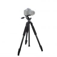 ISnapPhoto Versatile 80 Heavy Duty tripod for : Pentax Optio W20 CameraTripod - 360 Degree Pan, Tilt + Quick Release, Vertical Leg Adjustments, (2) Bubble Level Indicators + Durable Carry Cas