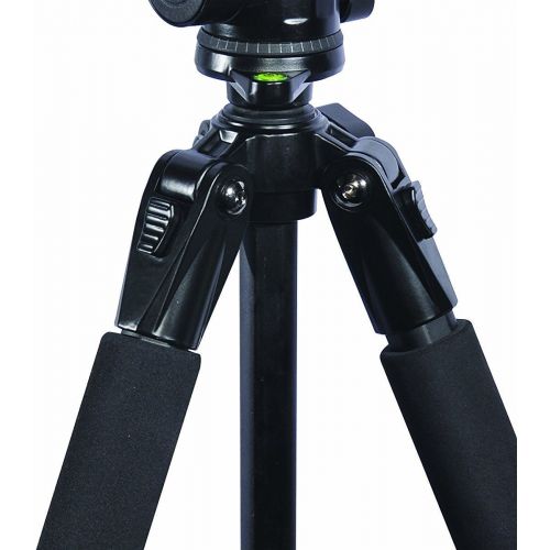  ISnapPhoto Heavy Duty 80 Portable tripod for : Lumix DMC-FH22 (Lumix DMC-FS33) CameraTripod - 360 Degree Pan, Tilt + Quick Release, Vertical Leg Adjustments, (2) Bubble Level Indicators + Dur