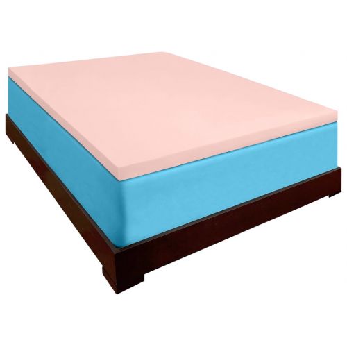  ISoCore Foam Twin XL 1.5 Inch iSoCore 4.0 Memory Foam Mattress Topper with Expandable Cover included American Made