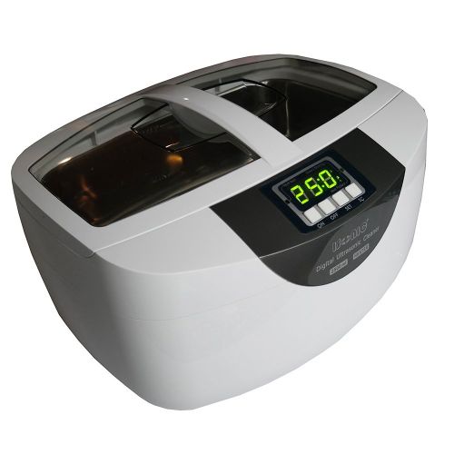  iSonic P4820-SPB25 Commercial Ultrasonic Cleaner 25-minute Timer, 2.6Qt/2.5L, WhiteColor, Plastic Basket, 110V
