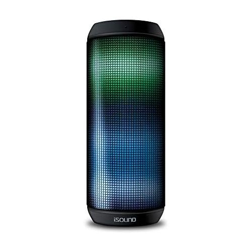  ISound iSound - iGlowSound Tower - Wireless, Rechargeable, Water Proof Speaker, with Built-in LED Light Show and Huge True Stereo Sound Plus - NFC Compatible for Quick Pairing