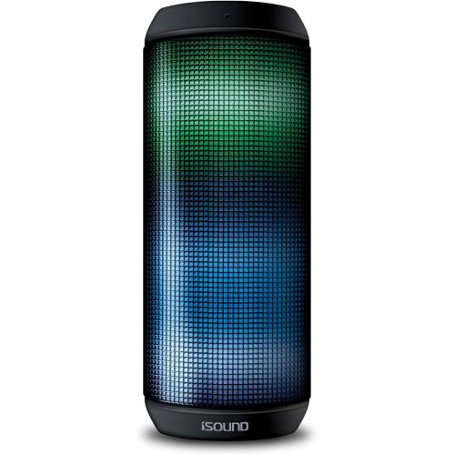  ISound iSound - iGlowSound Tower - Wireless, Rechargeable, Water Proof Speaker, with Built-in LED Light Show and Huge True Stereo Sound Plus - NFC Compatible for Quick Pairing