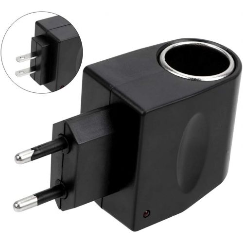  [아마존베스트]-Service-Informationen iSpchen Car Power Adapter Voltage Converter AC to DC Power Supply Converter 220 V to 12 V Cigarette Lighter Adapter Inverter Rectifier for Car Van Truck EU Plug