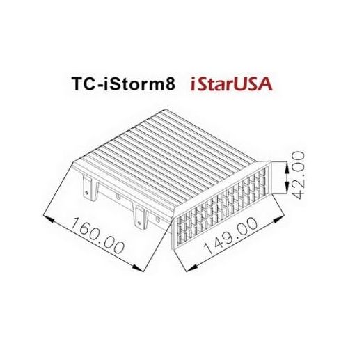  iStarUSA TC-ISTORM8 iStorm8 HDD Heat Sink Cooler