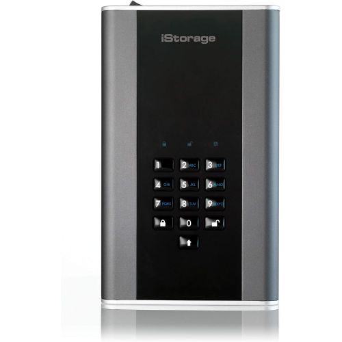  iStorage diskAshur DT2 256-bit 2TB USB 3.1 secure encrypted desktop hard drive IS-DT2-256-2000-C-G