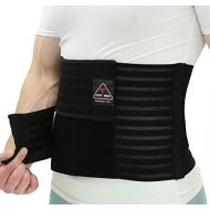 ITA-MED Men’s Breathable Elastic Postsurgical Recovery Abdominal and Back Support WrapBinder AB-412(M): Large(38-46”) Black