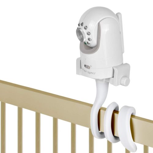  ITODOS Baby Monitor Mount Camera Shelf Compatible with Infant Optics DXR 8 & DXR-8 Pro and Most Other Baby Monitors,Universal Baby Camera Holder,Attaches to Crib Cot Shelves or Furniture