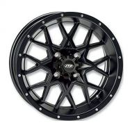 ITP Hurricane Matte Black Wheel with Machined Finish (14x7/4x156mm)