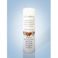 IThinkICanDesigns Wedding Memorial Candle Red Rose