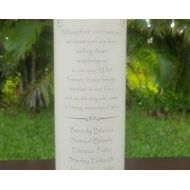 IThinkICanDesigns Personalized Wedding Memorial Candle