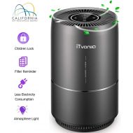 [아마존 핫딜]  [아마존핫딜]ITvanila iTvanila Air Purifier, Air Purifier for Home Pet Hair, Smokers, True HEPA Active Carbon Filter, Quiet in Bedroom,Filtration System Cleaner Eliminators, Removes Smoke Odor Dust, War