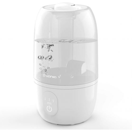  [아마존 핫딜] ITvanila iTvanila Humidifiers, Cool Mist Humidifier, 2.7L/0.7Gal for Large Bedroom Baby, Whisper-Quiet Touch Vaporizer, Space-Saving, Auto Shut Off - Lasts Up to 28 Hours (C1G)