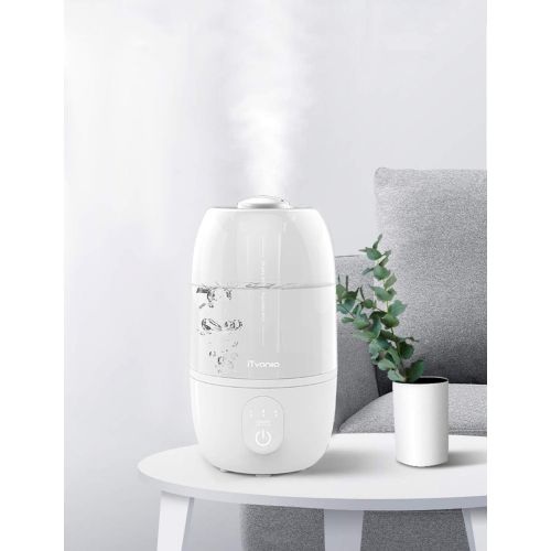  [아마존 핫딜] ITvanila iTvanila Humidifiers, Cool Mist Humidifier, 2.7L/0.7Gal for Large Bedroom Baby, Whisper-Quiet Touch Vaporizer, Space-Saving, Auto Shut Off - Lasts Up to 28 Hours (C1G)