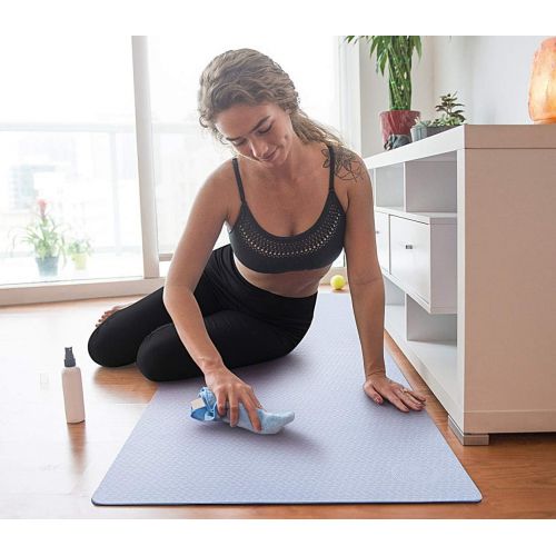  IUGA Yoga Mat Non Slip Textured Surface Eco Friendly Yoga Matt with Carrying Strap, Thick Exercise & Workout Mat for Yoga, Pilates and Fitness (72x 24x 6mm)