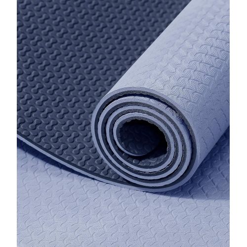  IUGA Yoga Mat Non Slip Textured Surface Eco Friendly Yoga Matt with Carrying Strap, Thick Exercise & Workout Mat for Yoga, Pilates and Fitness (72x 24x 6mm)
