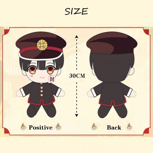  [아마존베스트]IUTOYYE Upgraded Toilet-Bound Hanako-kun Plushies Anime Stuffed Plush Toy Cute Soft Doll Home Sofa Decor Pillow Collection Plush Toy Kids Gift(Men)