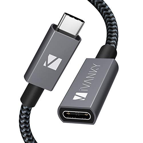  USB C Extension Cable 3.3ft [100W, 20Gbps], iVANKY USB-C 3.1 Gen 2 Male to Female 4K Video Cable, Compatible with MacBook Pro/Air, Samsung, Nintendo Switch and More