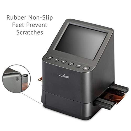  IVATION Ivation High Resolution 23MP Film Scanner Converts 135, 110, 126, Black and White, Films Slides and Negatives into Digital Photos, Vibrant 3.5 3.5 Color LCD Display, Easy Quick Loa