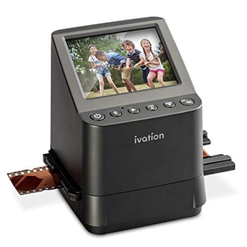  IVATION Ivation High Resolution 23MP Film Scanner Converts 135, 110, 126, Black and White, Films Slides and Negatives into Digital Photos, Vibrant 3.5 3.5 Color LCD Display, Easy Quick Loa