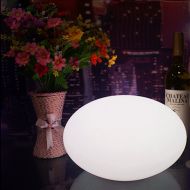 IVERDG Multi-Function Color Changing Orb in White, Sturdy Waterproof Rechargeable, Wireless w / Remote Control Beautiful Light Effect, Subtle Ambient Lighting Relaxing Mood Lamp 27