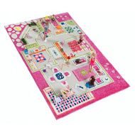 IVI 3D Play Rugs, Playhouse Green, 39x59 Inches