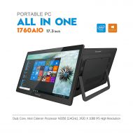IVIEW iView 1760AIO All in One Computer/Tablet, 17.3 IPS 1920 x 1080 Touch Screen, Intel Apollo Lake N3350 CPU, 4GB/32GB (Upgradable), Windows 10, WiFi 2.4/5GHz, Front Camera, Wireless K