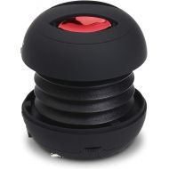 I-VOM Portable Mini Capsule Speaker with Rechargeable Battery and Expandable Bass Resonator for iPhones,Ipad,iPod, MP3 Players, Computers, Laptops, Cell Phones (Black)