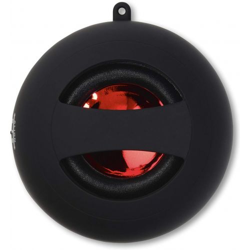  I-VOM Portable Mini Capsule Speaker with Rechargeable Battery and Expandable Bass Resonator for iPhones,Ipad,iPod, MP3 Players, Computers, Laptops, Cell Phones (Black)