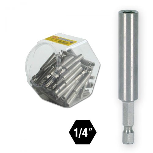  IVY Classic 45098 1/4 x 3 Hex Magnetic Bit Holder, Impact Plus 50-Pack