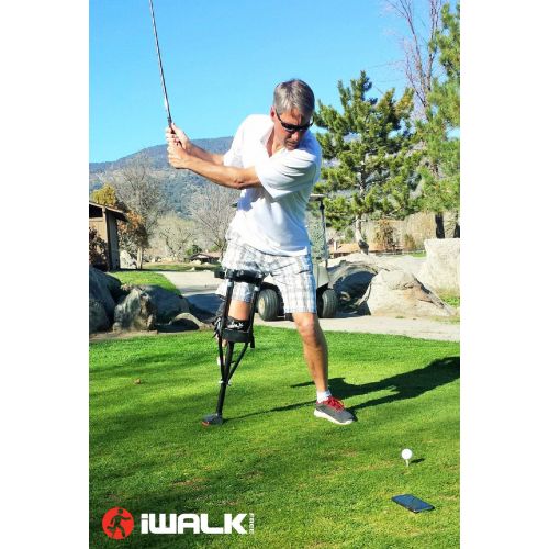  IWALKFree iWALK2.0 Hands Free Knee Crutch - Alternative for Crutches and Knee Scooters - by iWALKFree