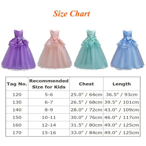  IWEMEK Girl Ruffles Vintage Sleeveless Embroidery Princess Pageant Tulle Flower Wedding Dress Prom Dance Evening Ball Gown