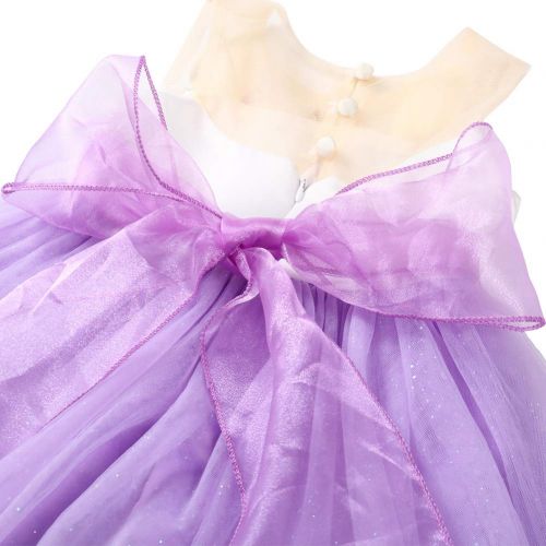  IWEMEK Kids Girl Princess Flower Unicorn Cosplay Costume Dress Birthday Cake Smash Pageant Fancy Party Tutu Dresses with Headband