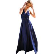 [아마존 핫딜] [아마존핫딜]IWEMEK Women Transformer Evening Long Prom Dress Multi-Way Wrap Convertible Floor Length Wedding Halter Maxi Gown High Elasticity