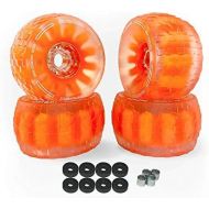 IWONDER Cloud Wheel Discovery 120mm Electric Skateboard Wheels Patented Damping Foam Core All Terrain Off Road 78A Translucent Urethane Longboard Wheels