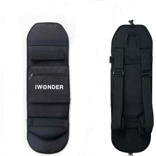  IWONDER Electric Skateboard Bag Longboard Adjustable Shoulder Foldable Carrier Travel Backpack