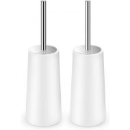 [아마존 핫딜] [아마존핫딜]IXO Toilet Brush and Holder, 2 Pack Toilet Brush with 304 Stainless Steel Long Handle, Toilet Bowl Brush for Bathroom Toilet-Ergonomic, Elegant,Durable