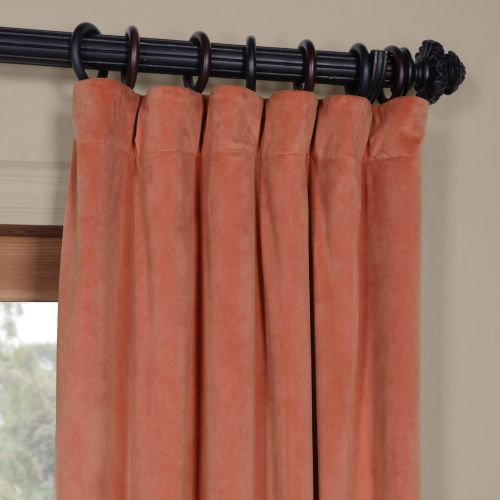  IYUEGO Pinch Pleat Solid Velvet Lining 90% Blackout Curtain Thermal Insulated Patio Door Curtain Panel Drape For Traverse Rod and Track, Off White 120W x 84L Inch (set of 1 Panel)