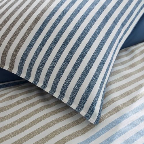  Izod Chambray Stripe Comforter Set by IZOD