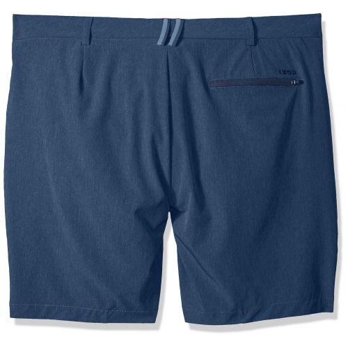  IZOD Mens Big and Tall Advantage Performance Solid Hybrid Short