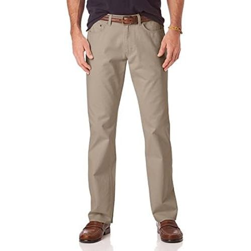  IZOD Mens Comforat Stretch Straight-Fit 5-Pocket Pants