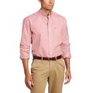 IZOD Mens Button Down Long Sleeve Stretch Performance Solid Shirt