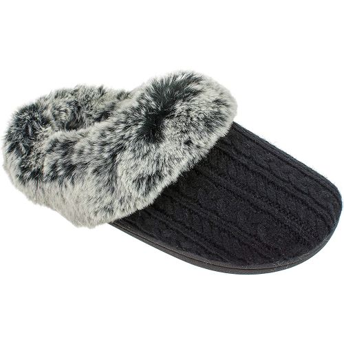  [아마존 핫딜] IZOD Womens Memory Foam Slippers, Winter Warm Slip On Scuff Clogs, Multiple Colors Available,Womens Size 5 to 10