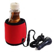 IZTOSS 12V Car Electric Warmer Cup Sleeve Travel Beverage Warmer,Portable Baby Bottle Warmer for Milk,Coffee,Tea,Water