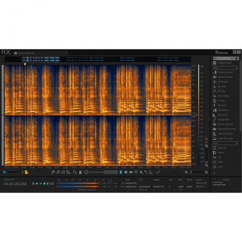  IZotope iZotope},description:RX is the industry standard audio repair tool that’s been used on countless albums, movies, and TV shows to restore damaged, noisy audio to pristine condition.