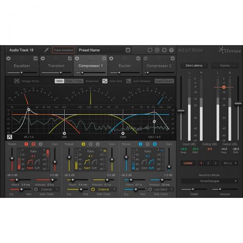  IZotope iZotope},description:Achieve unprecedented focus and clarity in your mixes with Neutron. iZotopes innovative mixing plug-in combines the latest innovations in analysis and metering