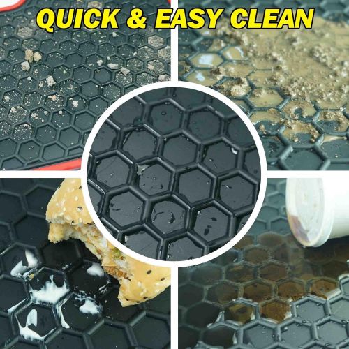  Iallauto Fit For Mercedes Benz E-Class W213 2016-2017 All Weather Floor Mat Liners Cab Front & Rear Rubber Mat